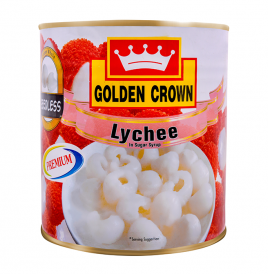 Golden Crown Lychee in Sugar Syrup   Tin  3.1 kilogram